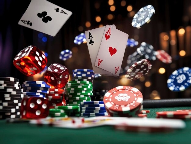 Live-dealer blackjack table with professional croupier and multi-camera feed